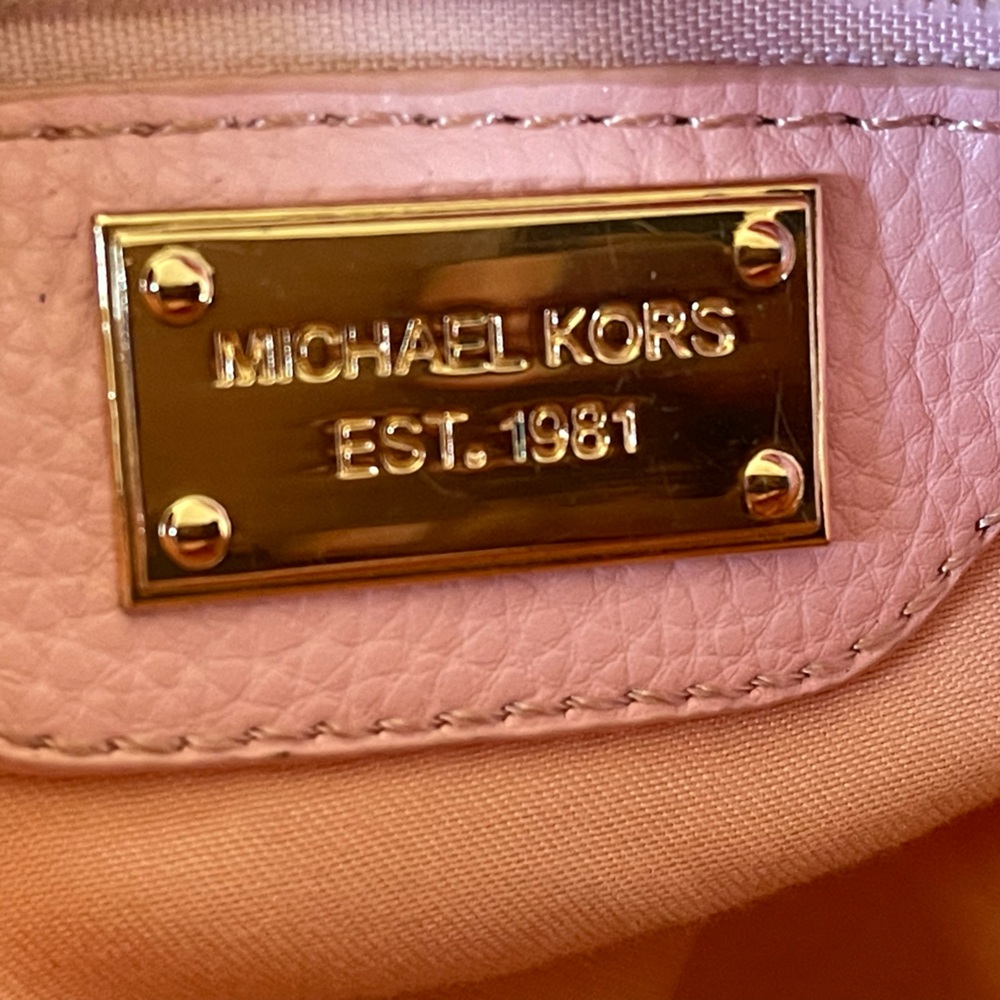 Micheal Kors Pink Leather Mini Backpack. - Picture 5 of 9